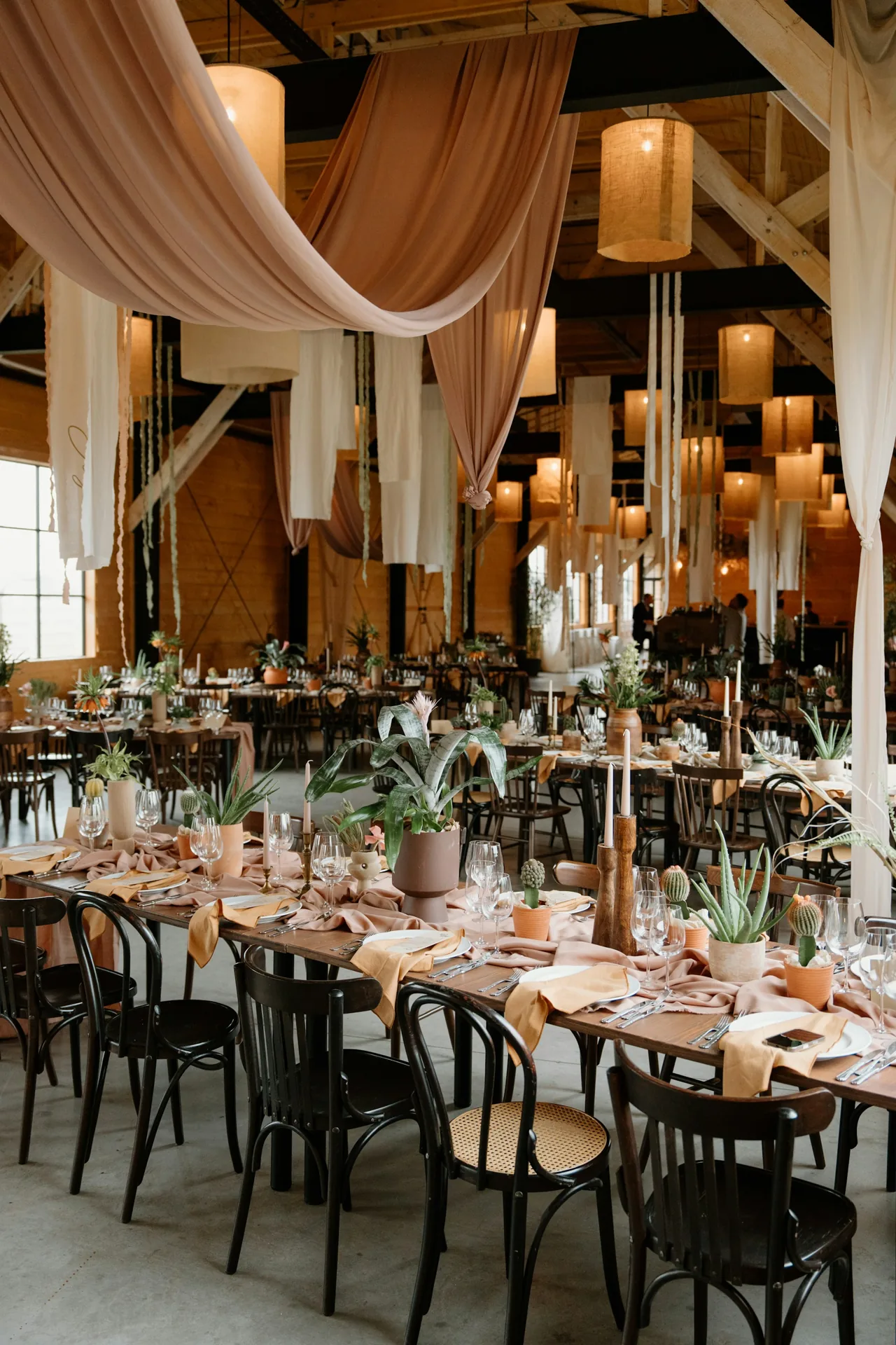 Elegant event design setup